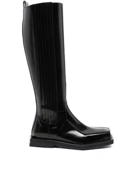 Coperni 3D Vector knee-high boots, черный