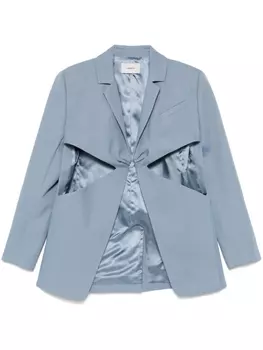 Coperni блейзер с вырезами, синий