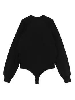 Coperni боди с логотипом, черный