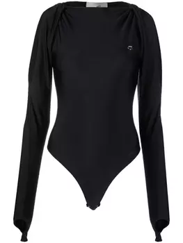 Coperni боди с вырезами, черный