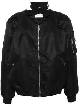 Coperni бомбер с вырезами, черный