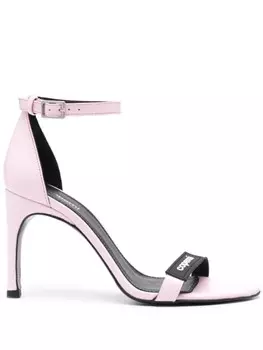 Coperni босоножки с пряжками, розовый