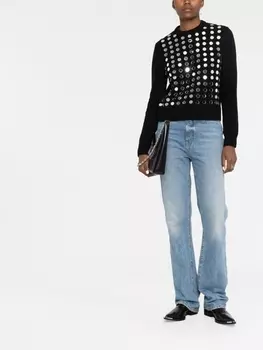 Coperni джемпер с пайетками, черный