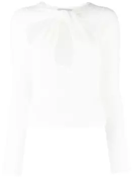 Coperni джемпер с вырезами, белый