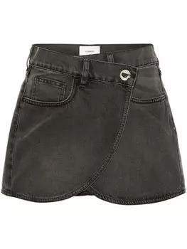 Coperni джинсовая мини-юбка, серый