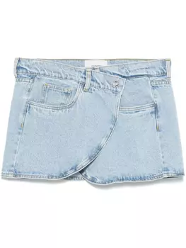 Coperni джинсовая юбка мини, синий