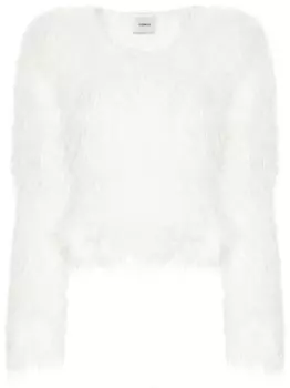 Coperni фактурный джемпер, белый