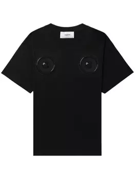 Coperni футболка с аппликацией, черный