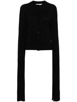 Coperni кардиган с завязанными рукавами, синий