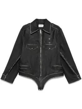 Coperni кожаная куртка, черный