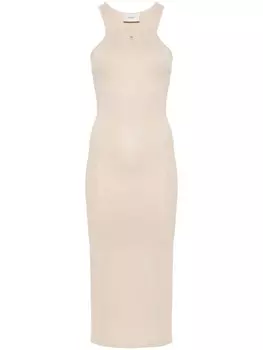 Coperni платье миди без рукавов, серый