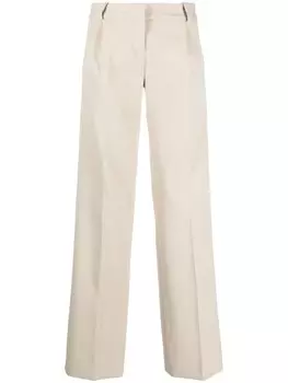 Coperni прямые брюки строгого кроя, нейтральный цвет