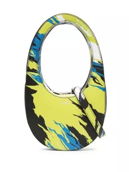 Coperni сумка через плечо с абстрактным узором, черный