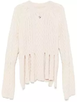 Coperni свитер Shredded, серый