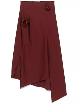 Coperni юбка Flower, красный