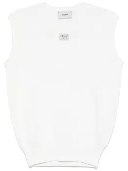 Coperni вязаный топ, белый