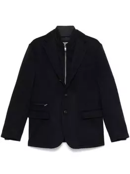 Corneliani блейзер из натуральной шерсти, синий