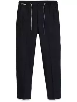 Corneliani брюки с кулиской, синий
