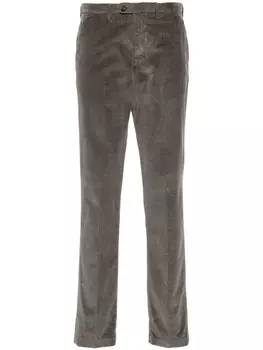 Corneliani брюки с логотипом, серый