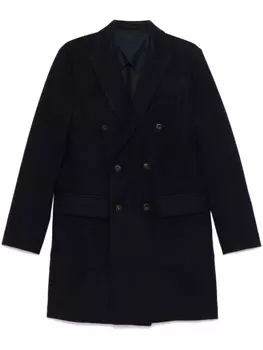 Corneliani двубортное пальто, синий