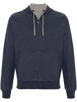 Corneliani худи на молнии, синий