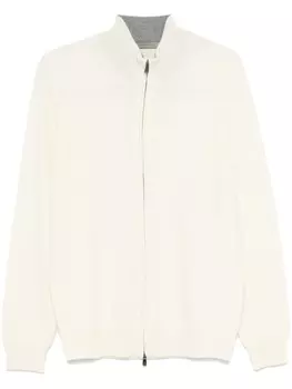Corneliani кардиган на молнии, белый