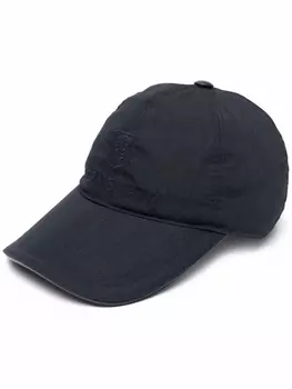 Corneliani кепка из смесового хлопка, синий