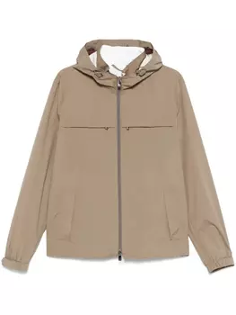 Corneliani куртка с капюшоном, коричневый