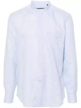 Corneliani льняная рубашка, синий