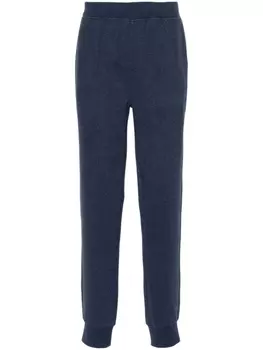 Corneliani меланжевые спортивные брюки, синий