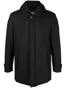 Corneliani многослойный пуховик, черный