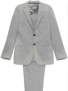 Corneliani однобортный костюм, серый