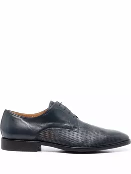Corneliani оксфорды с перфорацией, синий