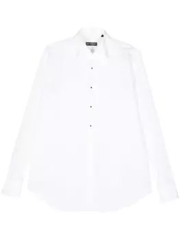 Corneliani поплиновая рубашка, белый
