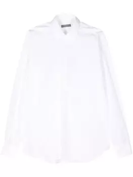 Corneliani поплиновая рубашка, белый