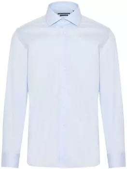 Corneliani поплиновая рубашка, синий