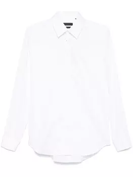 Corneliani рубашка на пуговицах, белый