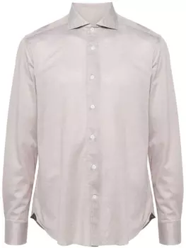 Corneliani рубашка с длинными рукавами, нейтральный цвет