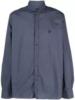 Corneliani рубашка с длинными рукавами, синий