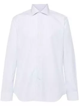 Corneliani рубашка в полоску, белый