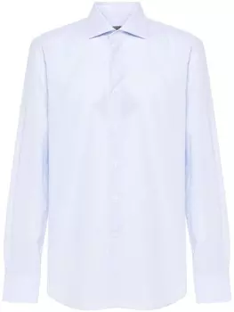 Corneliani рубашка в полоску, синий