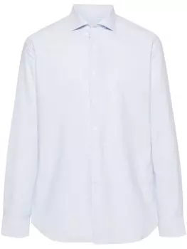 Corneliani рубашка в полоску, синий