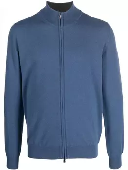 Corneliani свитер на молнии, синий