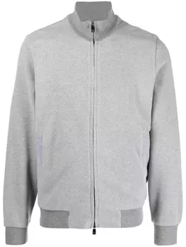 Corneliani толстовка на молнии, серый