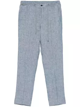 Corneliani зауженные брюки, синий