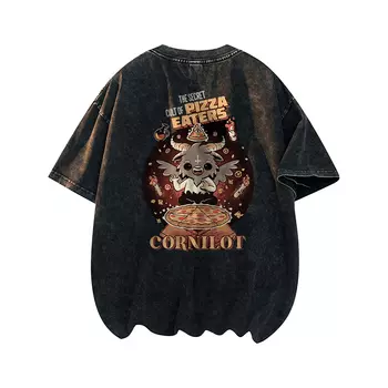 Cornilot Футболка унисекс, Белый (хлопок 2024 г.)