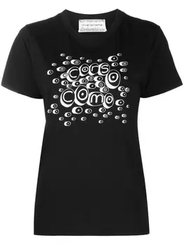 Corso Como футболка с короткими рукавами и логотипом, черный