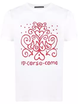 Corso Como футболка с короткими рукавами и логотипом, белый