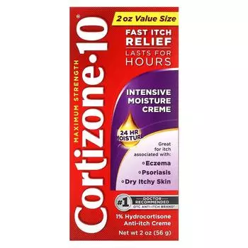 Cortizone 10 Maximum Strength интенсивный увлажняющий крем 56 г (2 унции)