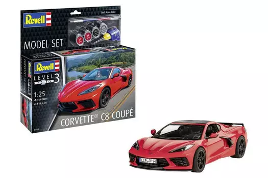Corvette C8 Coup — подарочный набор Revell 67714